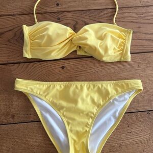 2009 Victoria’s Secret Lemon Yellow Bikini Set - L/M